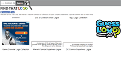 Desktop Screenshot of findthatlogo.com